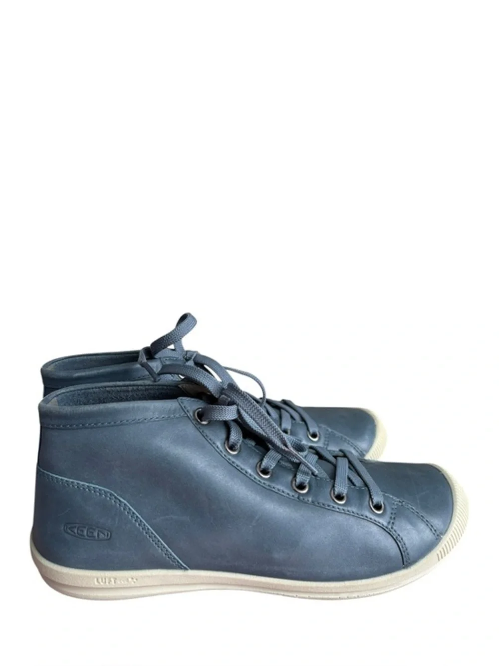 Lorelai Chukka blue leather Boots - Women's size 7.